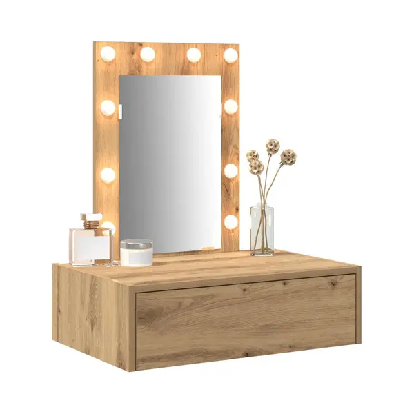 Vidaxl - Dressing Table Brown 60 X 40 X 70 Cm Engineered Wood thumbnail