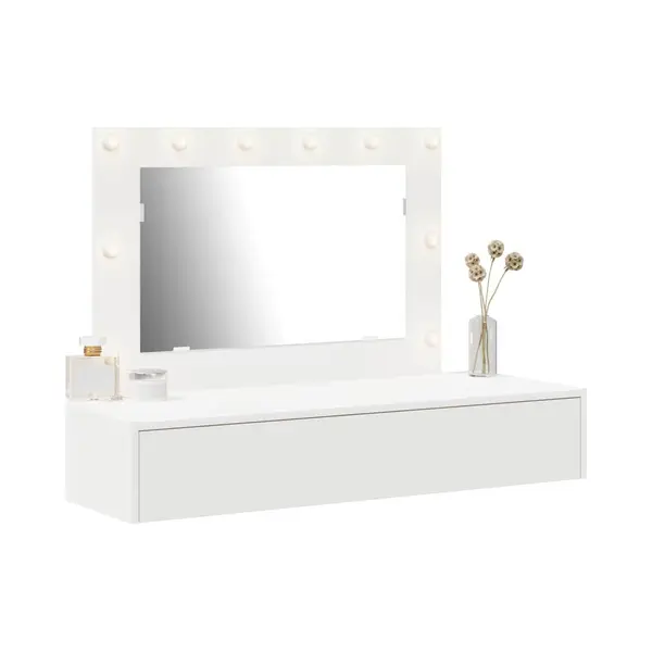Dressing Table White 100 X 40 X 70 Cm Engineered Wood Vidaxl thumbnail