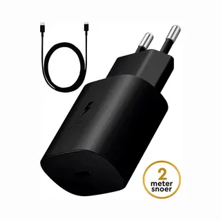 Golden Sound 45W Snellader - Usb-C Snellader - 2 Meter Kabel - Zwart