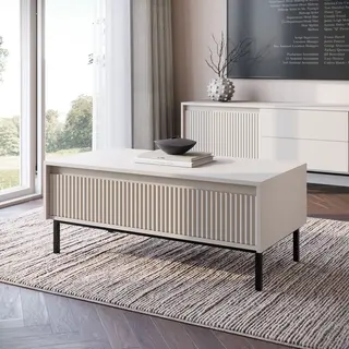 Meubella Salontafel Orvana - Beige - 100 Cm