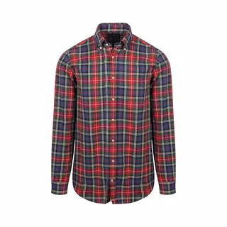 Steppin' Out Overhemd Flanel Checks Rood - Maat 3XL - Heren - Casual Shirt