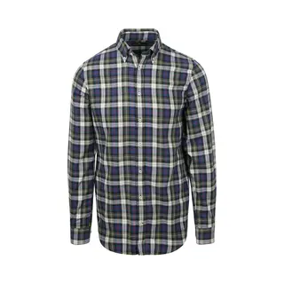 Steppin' Out Overhemd Flanel Checks Groen Blauw - Maat Xl - Heren - Casual Shirt