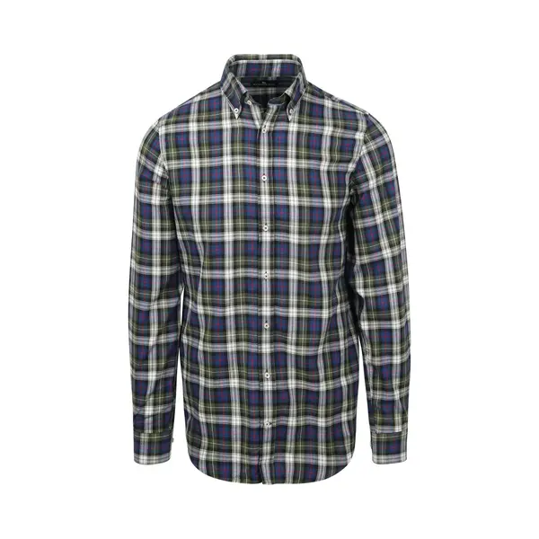 Steppin' Out Hemd Flanel Checks Grün Blau - Größe Xl thumbnail