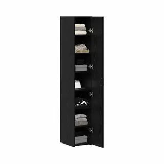VidaXL Highboard 2 Pcs Schwarz Eichen-Optik 30 X 42, 5 X 185 Cm