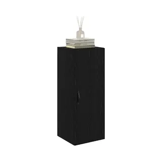 Wandschrank Schwarz Eichen-optik 34, 5 X 34 X 90 Cm Vidaxl