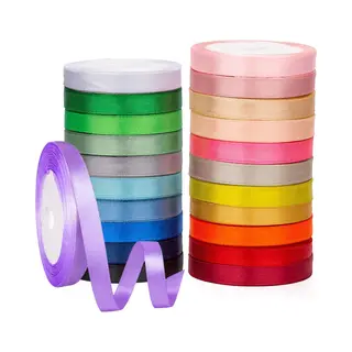 Feestio Satijn Lint Set - 22 Kleuren Linten - Cadeaulint - Ribbon - Sierlint - Lintje
