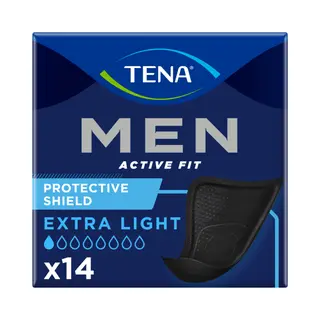 Tena Men Active Fit Protective Shield Extra Light - 5 X 14 Stuks - Voordeelverpakking