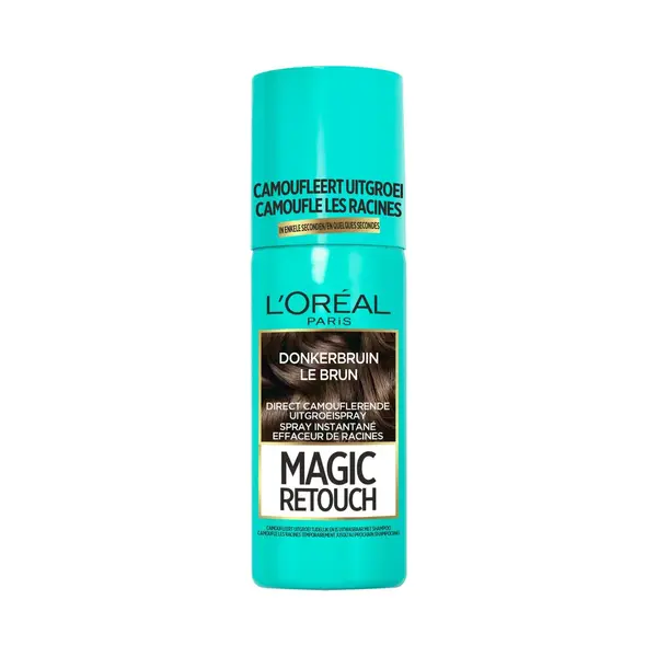 3x L'Oréal Magic Retouch Uitgroeispray Donkerbruin 75 Ml thumbnail
