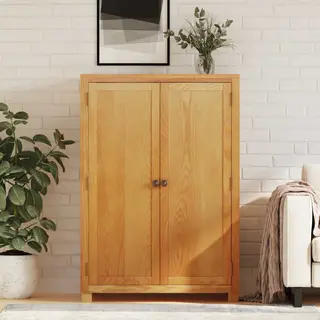 VidaXL Kleiderschrank Mit Speicher Mit Tür Braun Holzwerkstoff