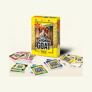 Golden Goat Games - Golden Goat - Partygame | 179 Kaarten | Hilarisch Geluidenspel | Familiespel & Spel Voor Vrienden | 14+