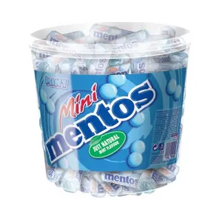 Mentos Mint Silo - Snoep - Vegan - 1x120stuks