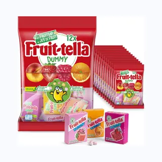 Fruit-tella Fruittella Dummy - Snoep - Vegan - 12x132gr