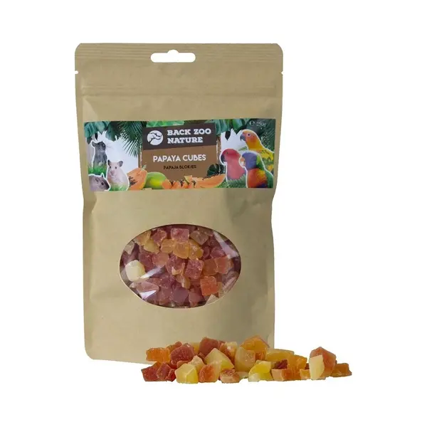 Back Zoo Nature Papaya Blokjes 50 Gram thumbnail