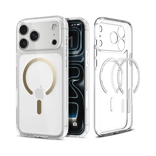 Spigen ACS10284 Handy-Schutzhülle 17,5 cm (6.9") Cover Gold, Transparent thumbnail