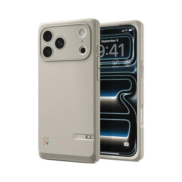 Spigen Classic Ls (Mag Fit) Handy-Schutzhülle 17,5 cm (6.9") Cover Steinfarbe thumbnail