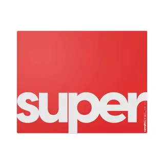 Pulsar Gaming Gears Superglide Pad V3 S-type, Gaming-muismat Van Aluminium-silicaatglas, Zachte R-rand, Antislip Siliconen Basis 420 Mm X 330 Mm (L,