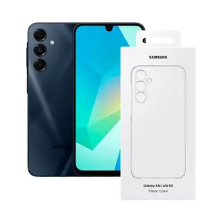 Samsung Galaxy A16 4G (Lte) - 128GB + Clear Case - Zwart
