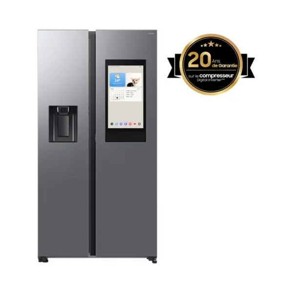Samsung Series 9 Family Hub™ koelkast 9-serie (634L) Zilver (mat) Wifi thumbnail