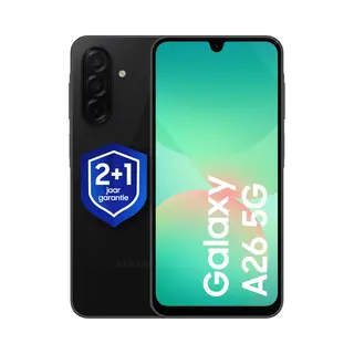 Samsung Galaxy A26 5G - 128GB - Black + 1 Jaar Extra Garantie