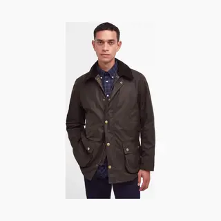 Barbour Ashby Herren Parka, Marineblau Gr. M, Olivgrün