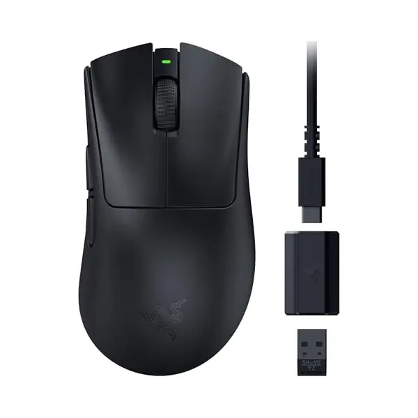 Razer DeathAdder V3 HyperSpeed mouse Gaming Right-hand Rf Wireless + Usb Type-C Optical 26000 Dpi thumbnail