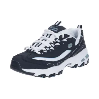 Skechers Veterschoen 'D'Lites Biggest Fan' Navy / Lichtblauw / Wit