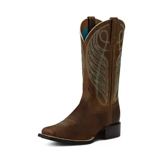 Westernstiefel Aus Leder Frau Ariat Round Up Wst