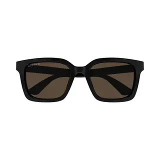Gucci Man Gucci GG1582SK 004 Sunglasses Injected Black Brown Squared