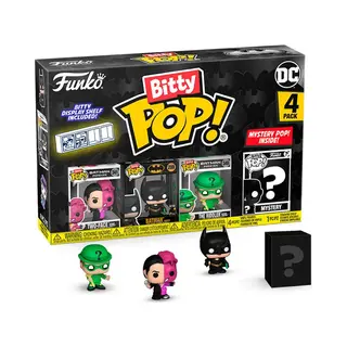 Funko Bitty Pop! Dc Batman - Two-Face, The Riddler & Mystery Pop! - 2 Cm