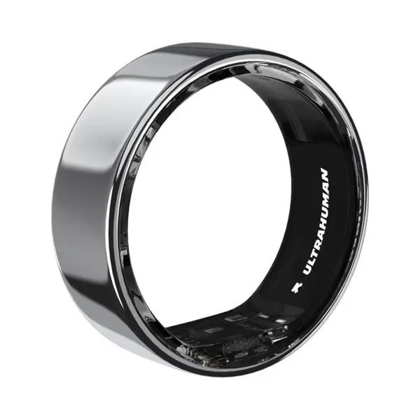 Ultrahuman Ring Air Nee Slimme ring met activiteitentracker Zilver thumbnail