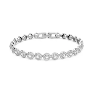 Swarovski, Armbanden, Engelachtige Armband, (18 cm, Metaal)
