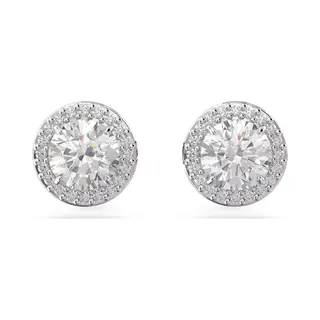 Swarovski Una Angelic Stud earrings Metal White