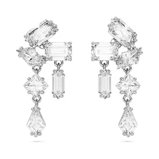 Swarovski Oorbellen Zilver / Transparant