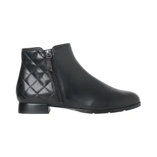 Hassi-A Hassia Madeira Enkellaarsjes - Enkelboots Met Rits - Dames - Zwart - Maat 38