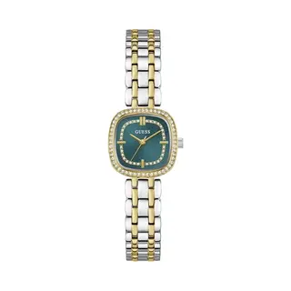 Guess Hazel - Dames Horloge - Groen Met Band