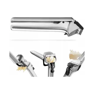 DreamFarm Garject Knoblauchpresse, Keuken Gadgets, Zwart