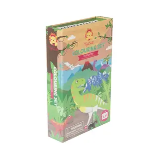Tiger Tribe Colouring Set Dinosaur