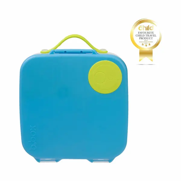 B.box Lunchbox | Large Bento Box With 4 Compartments (2 Leakproof), Removable Divider, Gel Cold Pack | Ideal For School | From 3+ | 2L Capacity thumbnail
