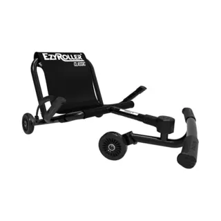 EzyRoller Classic Skelter - Waveroller Voor Kinderen 4 Tot 14 Jaar Of 99 Tot 137 Cm - Verstelbare Driewieler - Zwart