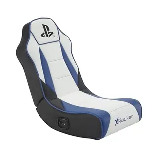 X Rocker 2021026 gamestoel Stoel voor consolegames Gestoffeerde gevoerde zitting Zwart, Blauw, Wit