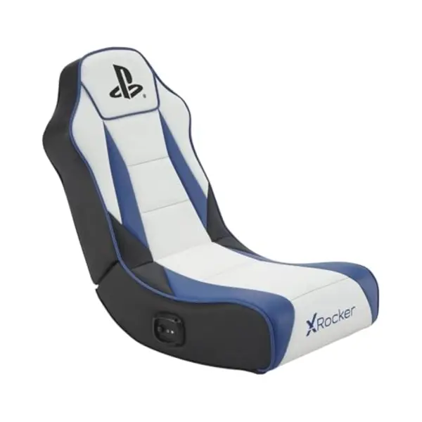 X Rocker 2021026 video game chair Console gaming chair Upholstered padded seat Black, Blue, White thumbnail