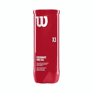 Wilson Padel X3 Padelballen 3 Stuks
