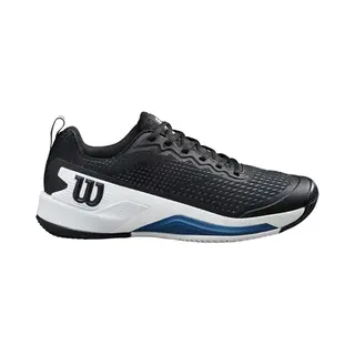 Wilson, Herren, Tennisschuhe, Rush Pro 4.5 (44 2/3), Blau, Weiss, Schwarz