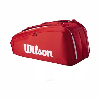 Wilson Super Tour Thermobag Tennis Rood - Ruim & Beschermend