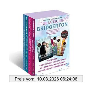 Julia Quinn Bridgerton Boxed Set 1-4, The Duke And I/The Viscount Who Loved Me/An Offer From A Gentleman/Romancing Mister Bridgerton (Bridgertons)