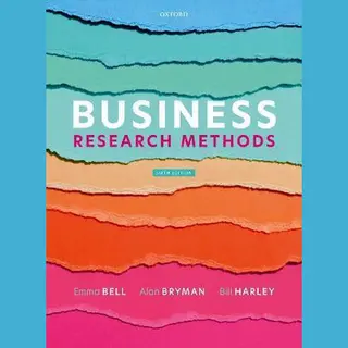 Emma Bell Business Research Methods