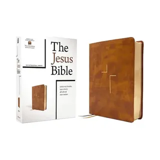The Jesus Bible, Niv Edition, Leathersoft, Tan, Comfort Print
