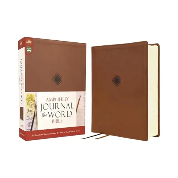 Amplified Journal The Word Bible, Leathersoft, Brown thumbnail