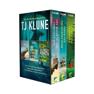 Tj Klune Trade Paperback Collection, The House In The Cerulean Sea, Under The Whispering Door, And In The Lives Of Puppets