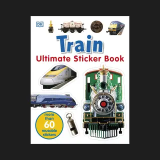 Isbn Train Ultimate Sticker book Educational English Paperback 16 pages